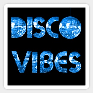 Blue Disco Vibes Magnet